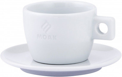 Moak Uno - Café Crème - 6 Tassen mit Unterteller