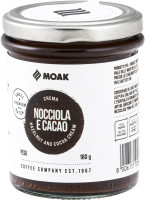 Moak Crema - Haselnuss & Kakao - Glas 180g Moak Crema - Haselnuss & Kakao - Glas 180g